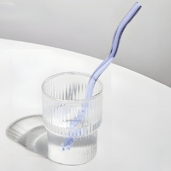 Glass Straw 4 pieces & Brush